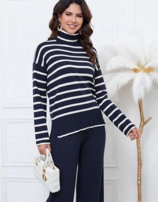 CONJUNTO TEJIDO AZUL MARINO 88238