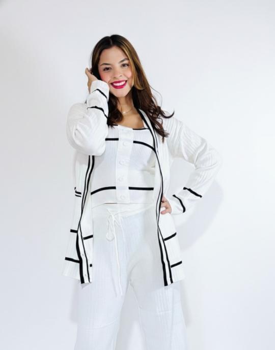 SET DE TRES PIEZAS BLANCO ML88285